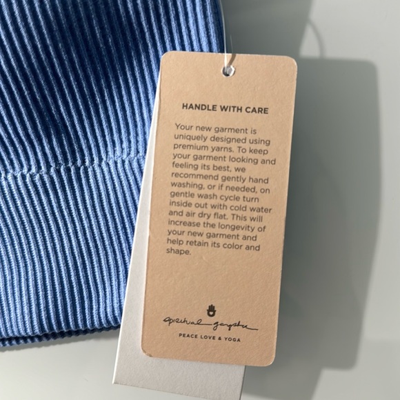 Spiritual Gangster light blue ribbed bralette size Medium - Picture 9 of 10